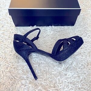 NEW Nina “Samara” glitterati stiletto heel sandals, US women’s size 10, in box